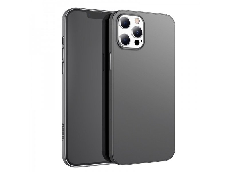 Silikónové puzdro Hoco Thin Series High pre Apple iPhone 13 Pro, transparentná čierna