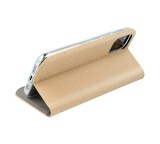 Flipové pouzdro SENSITIVE pro Xiaomi Redmi Note 11 Pro 4G / Note 11 Pro 5G, zlatá