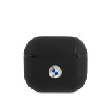 Kožené pouzdro BMW Signature pro Airpods 3, černá