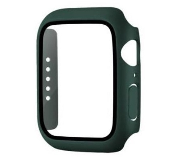 Ochranný polykarbonátový kryt COTEetCI s ochranou displeje pro Apple Watch 41 mm, zelená