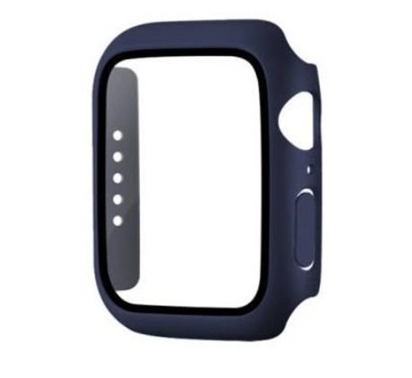 Ochranný polykarbonátový kryt COTEetCI s ochranou displeje pro Apple Watch 41 mm, modrá
