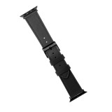 Kožený řemínek FIXED Leather Strap pro Apple Watch 38/40/41 mm, černá