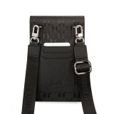 Taška Karl Lagerfeld Monogram Ikonik Wallet Phone Bag, černá
