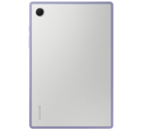 Polopriehľadný zadný kryt s držiakom pre Samsung Galaxy Tab 8, levanduľa