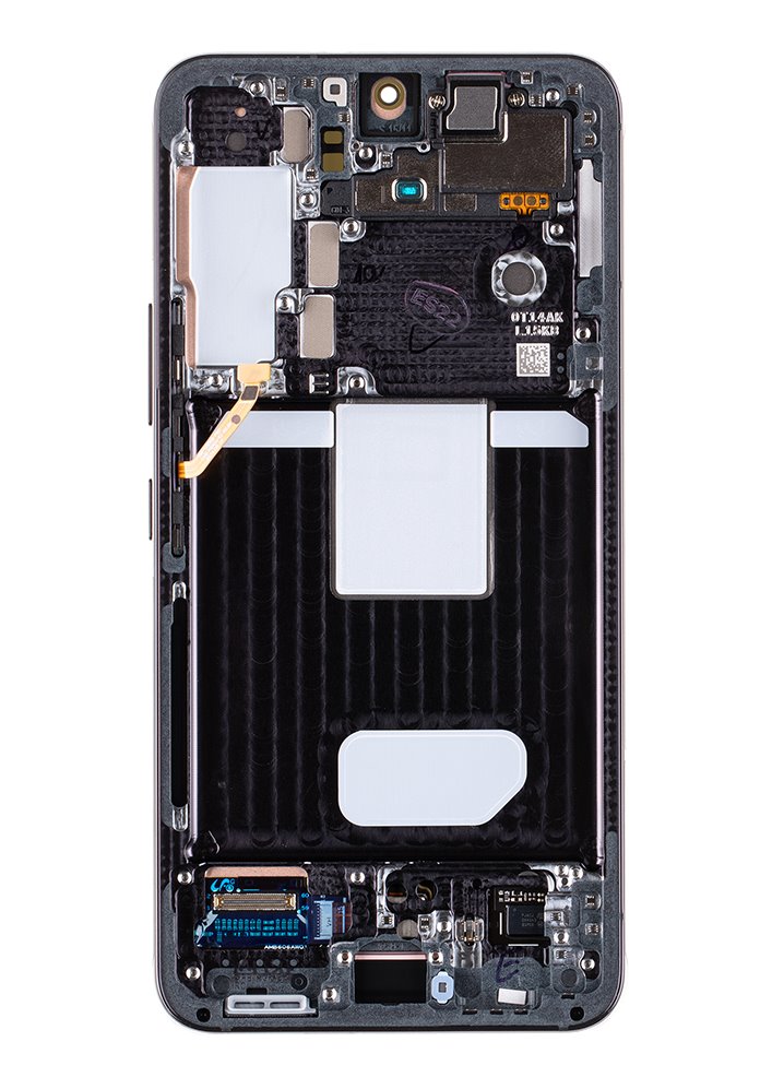 LCD + dotyk + predný kryt pre Samsung Galaxy S22, phantom black (Service Pack)