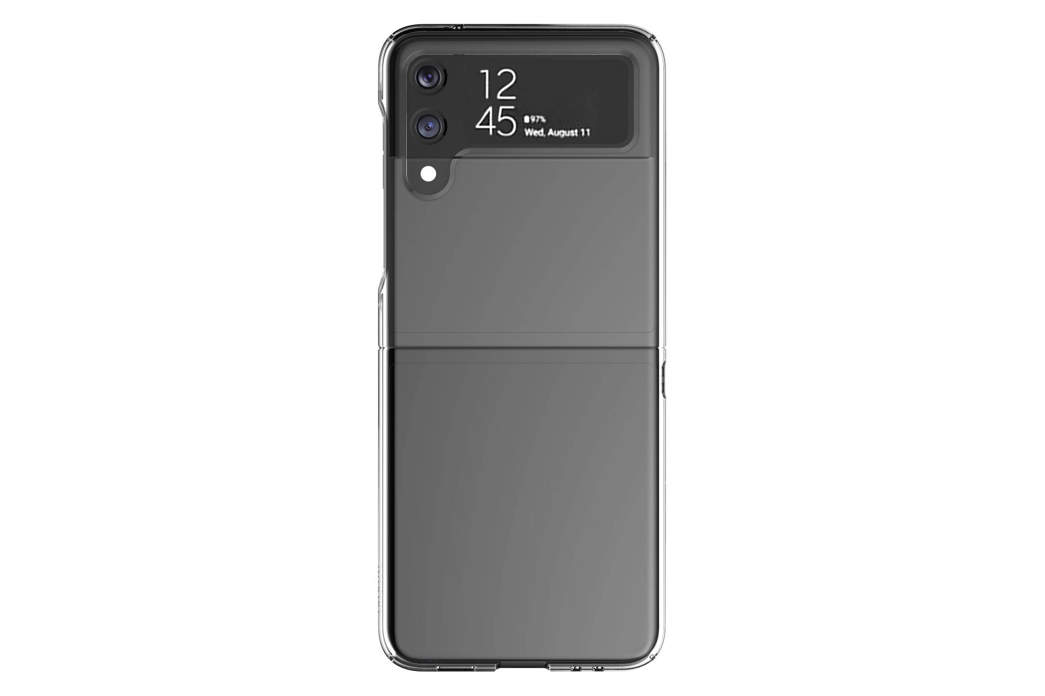 Ochranný kryt Clear Cover GP-FPF711KD pro Samsung Galaxy Z Flip 3, transparentní