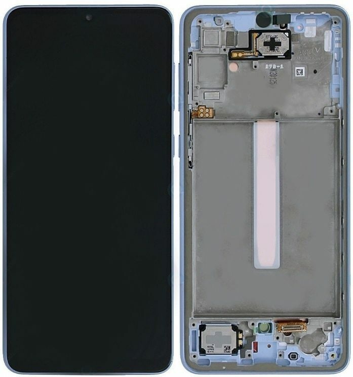 LCD + dotyk + přední kryt pro Samsung Galaxy A33 5G, awesome peach ( Service Pack )