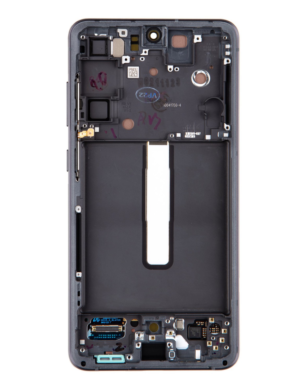 LCD + dotyková doska pre Samsung Galaxy S21 FE, graphite (Service Pack)