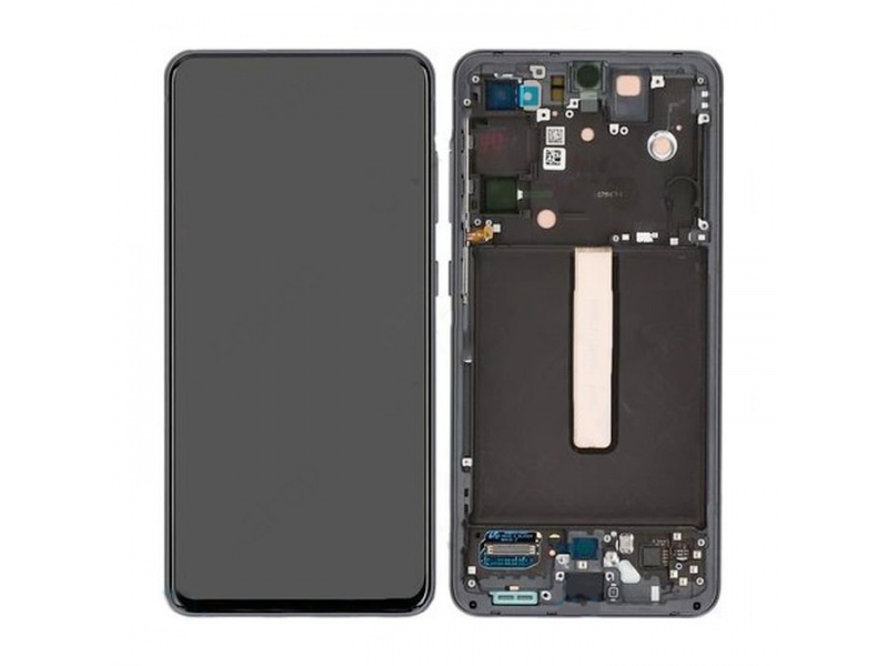 LCD + Touch + Frame for Samsung Galaxy S21 FE G990 Grey (Service Pack)