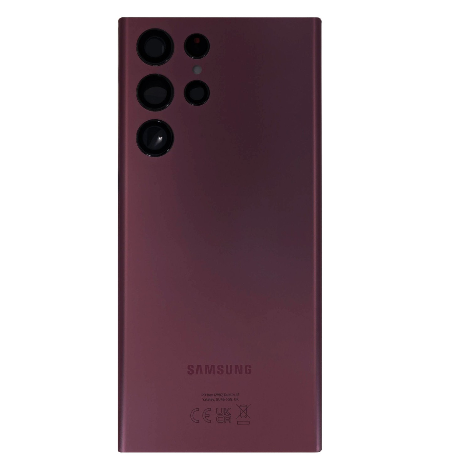 Samsung S908B Galaxy S22 Ultra Kryt Baterie Burgundy (Service Pack)