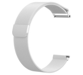 Univerzálny kovový remienok Milánsky ťah RhinoTech Quick Release 22 mm, strieborná