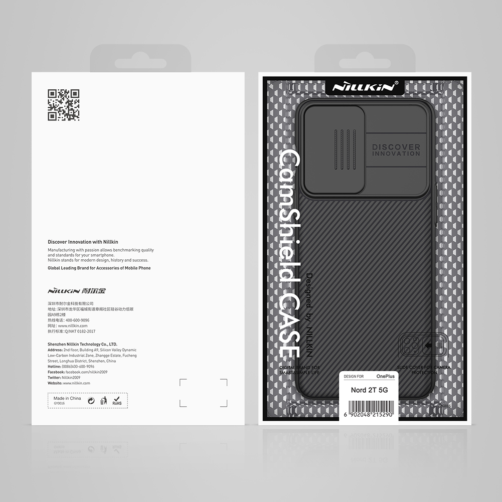 Zadní kryt Nillkin CamShield pro OnePlus Nord 2T 5G, černá