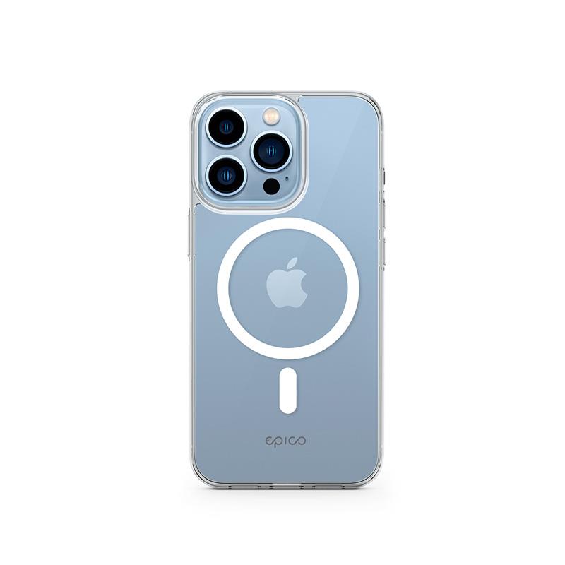 Zadní magnetický kryt Epico Hero pro Apple iPhone 13 Pro, transparentní