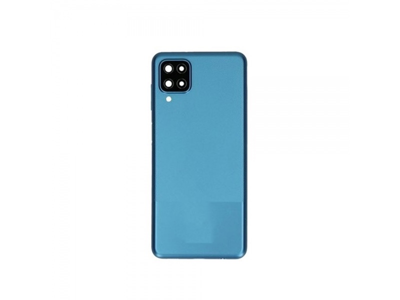 Back Cover For Samsung Galaxy A12 A125 Blue (OEM)+ lens&frame