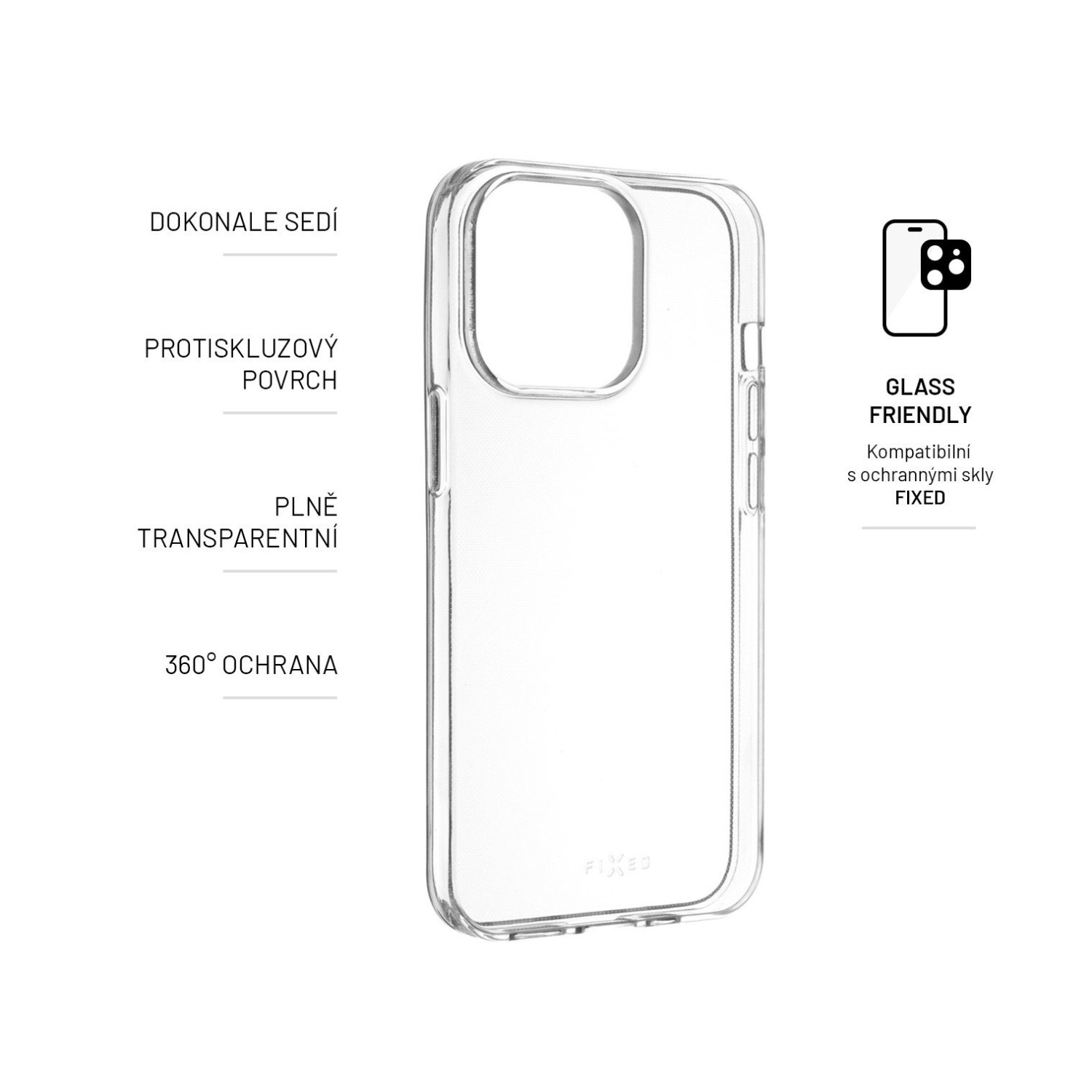Silikonové pouzdro FIXED pro OnePlus Nord 2T, čirá