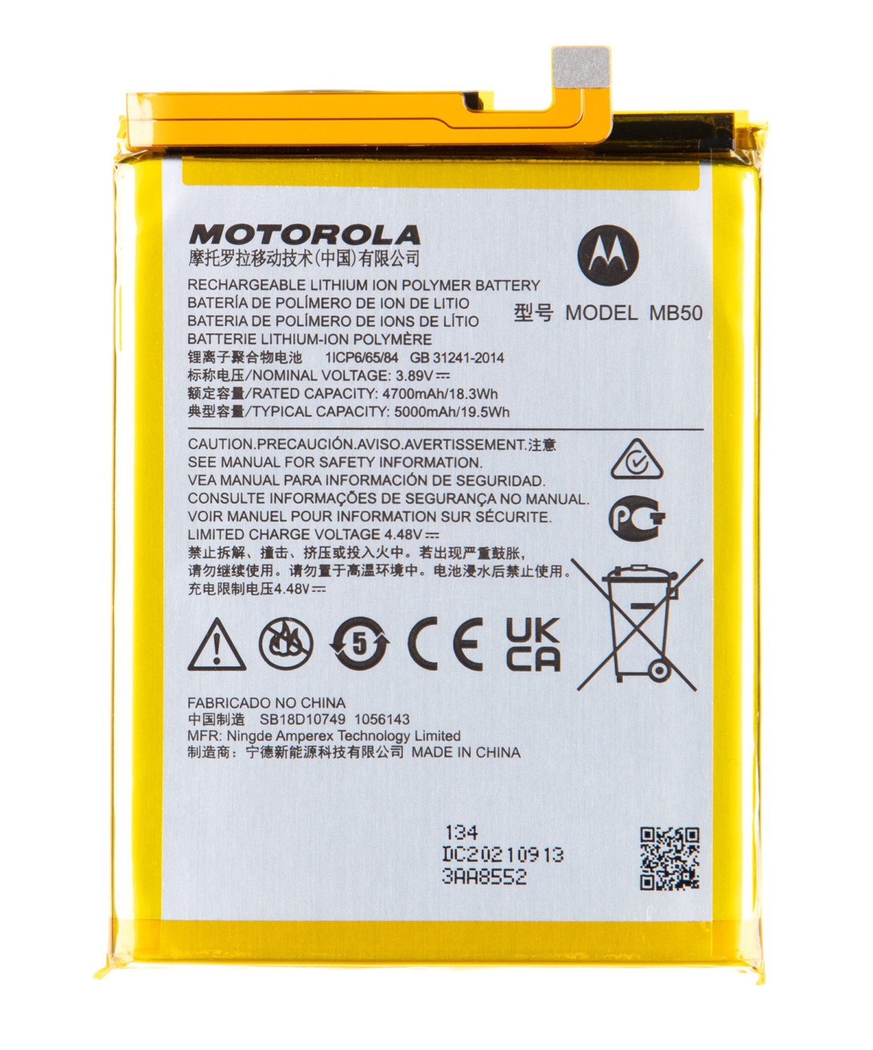 Baterie MB50 Motorola 5000mAh Li-Ion (Service Pack)