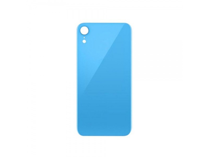 Back Cover Glass + Big Camera Hole for Apple iPhone XR (Blue)