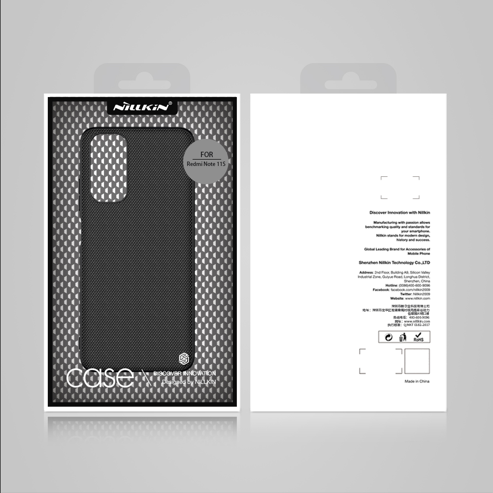 Zadní kryt Nillkin Textured Hard Case pro Xiaomi Redmi Note 11S, černá