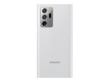 Flipové pouzdro Clear View Cover EF-ZN985CSE pro Samsung Galaxy Note 20 Ultra, stříbrná