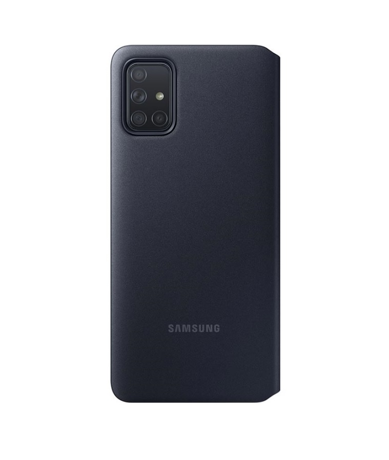 Flipové pouzdro S-View EF-EA715PBE pro Samsung Galaxy A71, černá