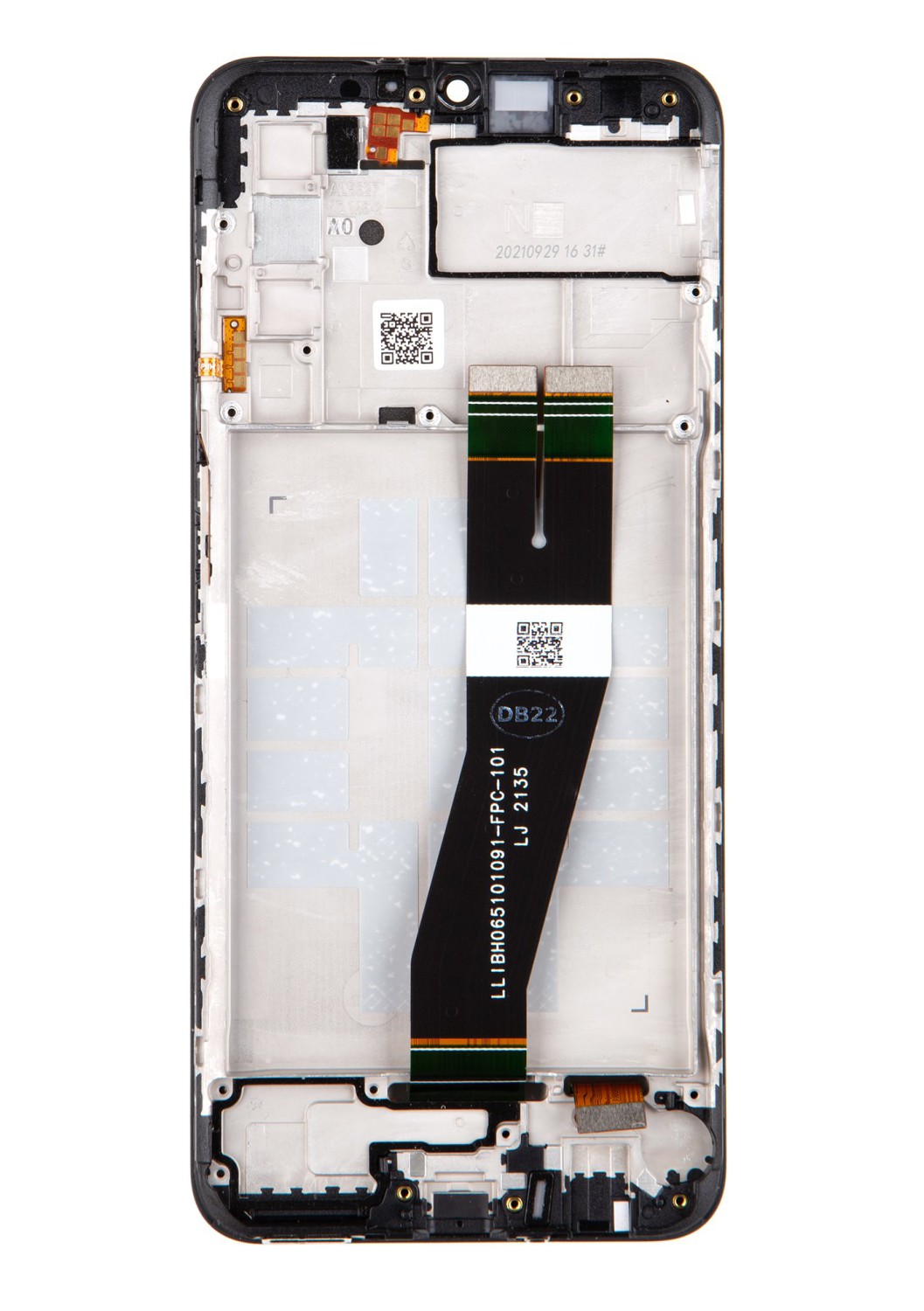 LCD + dotyková doska pre Samsung Galaxy A03s, čierna (Service Pack)