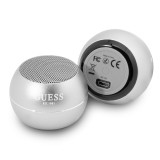 Guess Mini Bluetooth Speaker 3W 4H, stříbrná