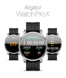 Aligator Watch Pro X stříbrná