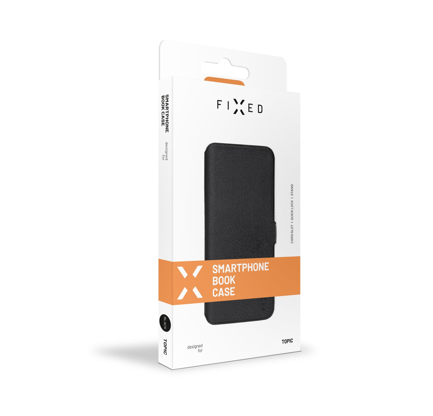 Flipové pouzdro FIXED Topic pro Honor X8 5G, černá