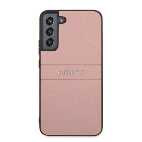 Zadný kryt Guess PU Leather Saffiano pre Apple iPhone 14 Plus, ružová
