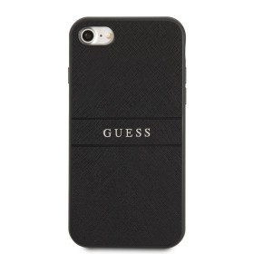 Zadný kryt Guess PU Leather Saffiano pre Apple iPhone 14 Plus, čierna