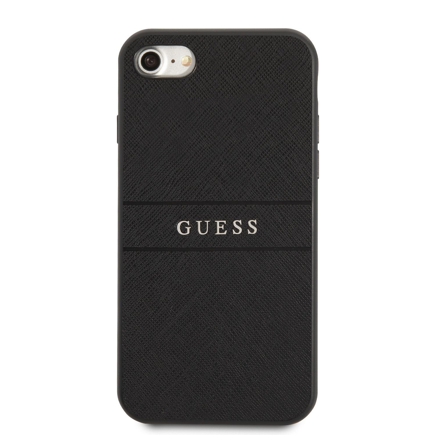 Zadní kryt Guess PU Leather Saffiano pro Apple iPhone 14 Plus, černá