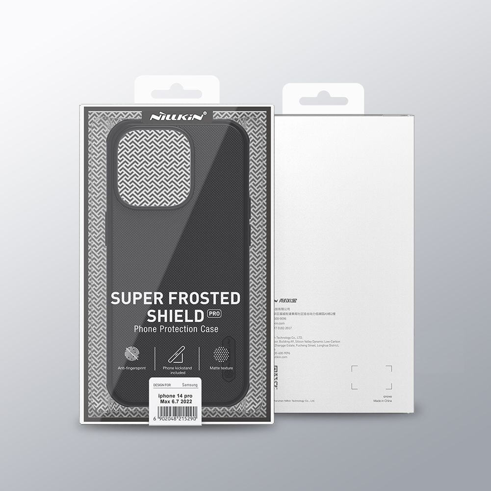Zadní kryt Nillkin Super Frosted PRO pro Apple iPhone 14 Pro Max, černá
