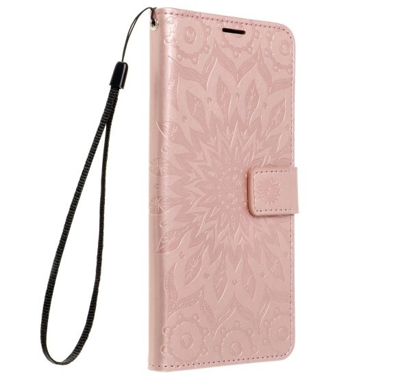 Flipové pouzdro Forcell MEZZO pro Samsung Galaxy A52 4G/5G, mandala rose gold