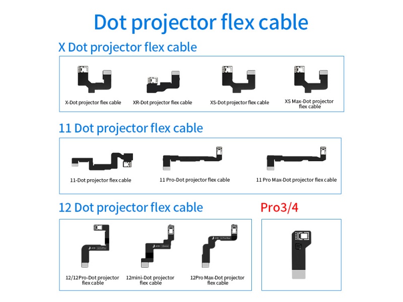 JCID Flex pre Dot Projector pre Apple iPhone 11 Pro Max