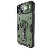 Zadný kryt Nillkin CamShield Armor PRO pre Apple iPhone 14, tmavo zelená