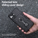 Zadný kryt Nillkin CamShield Armor PRO Magnetic pre Apple iPhone 14 Plus, čierna