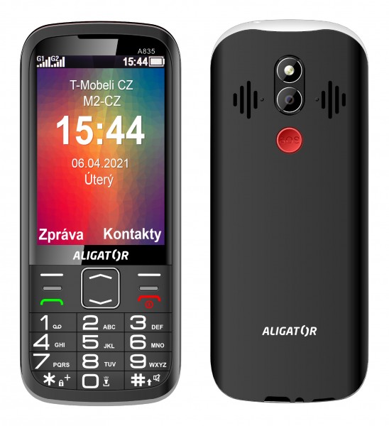 Aligator A835 Senior černá