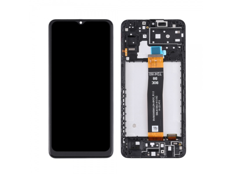 LCD + dotyk + rámček pre Samsung Galaxy A13, black (Service Pack)
