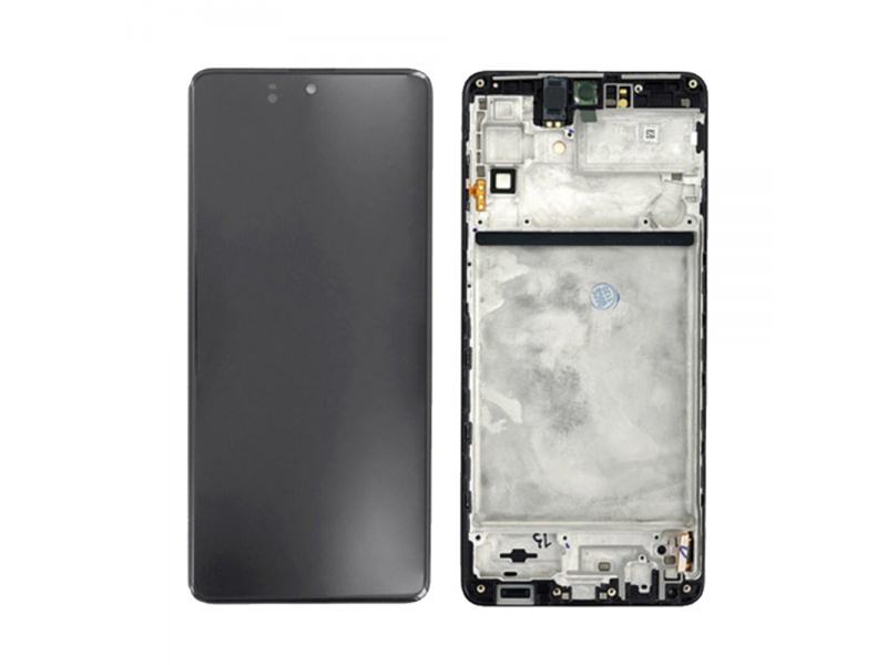 LCD + dotyk + rámček pre Samsung Galaxy M53 5G, black (Service Pack)