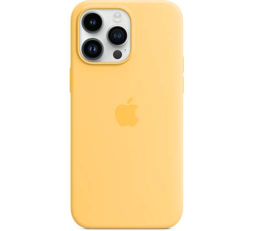 Silikonový kryt MagSafe pro Apple iPhone 14 Pro, sunglow