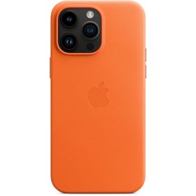 Apple kožený kryt Leather Case MagSafe pre Apple iPhone 14 Plus, orange