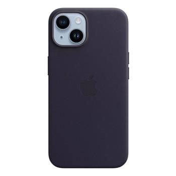 Apple kožený kryt Leather Case MagSafe pro Apple iPhone 14, ink