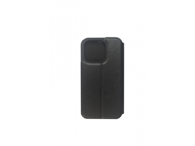 Flipové púzdro RhinoTech FLIP Eco Case pre Apple iPhone 14 Pro Max, čierna