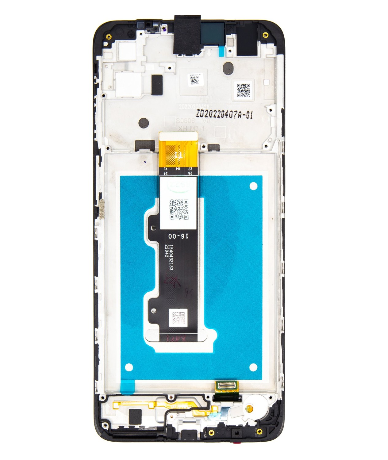 LCD + dotyk + predný kryt pre Motorola Moto E32, black ( Service Pack )