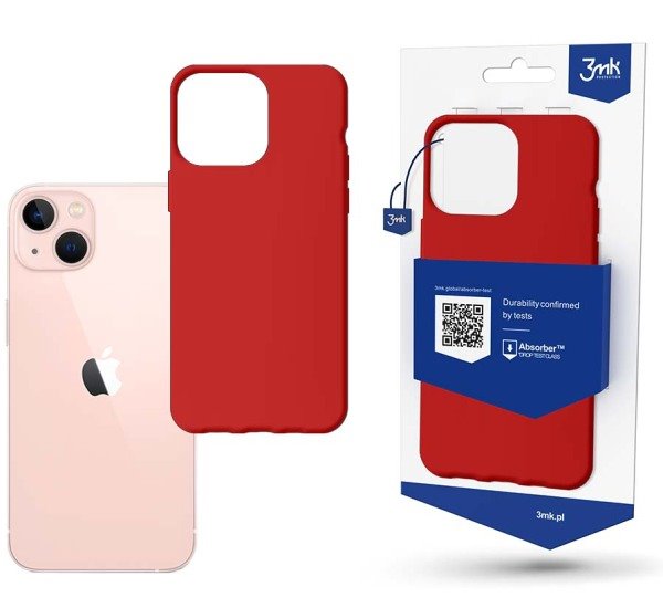 Ochranný kryt 3mk Matt Case pro Apple iPhone 14, červená