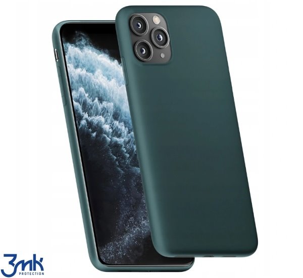 Ochranný kryt 3mk Matt Case pro Apple iPhone 14 Pro, tmavě zelená