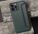 Flipové púzdro RAZOR Book pre Xiaomi Mi 11 Lite 4G/5G / Mi 11 Lite 5G NIE, tmavo zelená