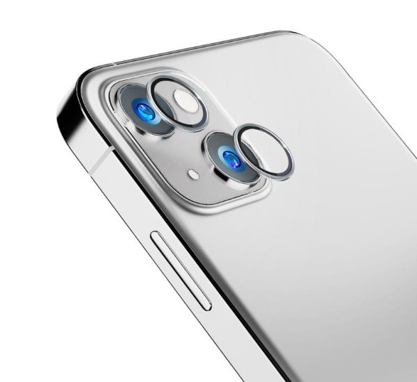 Tvrzené sklo 3mk Lens Pro ochrana kamery pro Apple iPhone 14, silver