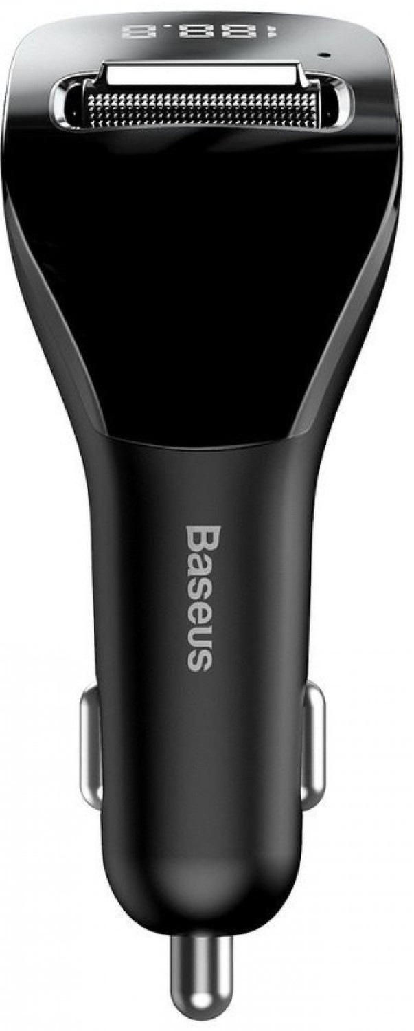 Baseus CCF40-01 Streamer Series Nabíječka do Auta a FM Transmitter Black