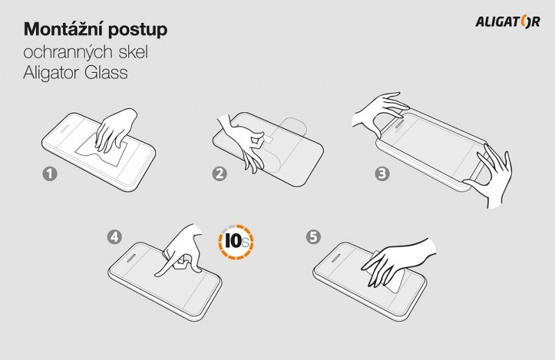 Ochranné tvrzené sklo GLASS PRINT Vivo Y76 5G, černá